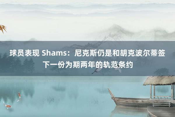 球员表现 Shams：尼克斯仍是和胡克波尔蒂签下一份为期两年的轨范条约