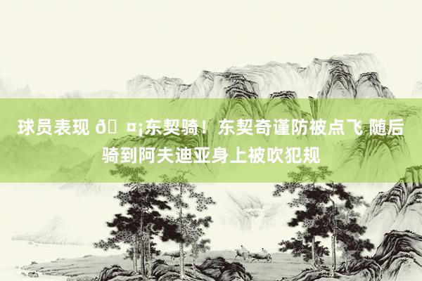 球员表现 🤡东契骑！东契奇谨防被点飞 随后骑到阿夫迪亚身上被吹犯规