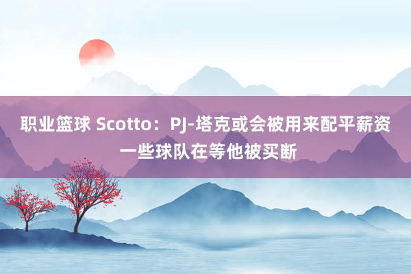 职业篮球 Scotto：PJ-塔克或会被用来配平薪资 一些球队在等他被买断