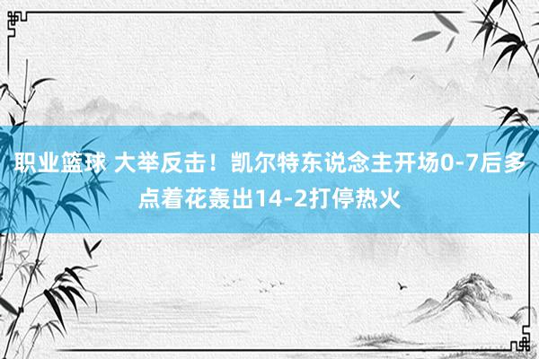 职业篮球 大举反击！凯尔特东说念主开场0-7后多点着花轰出14-2打停热火